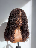 chic curtain bangs and is crafted from 100% human virgin kinky hair