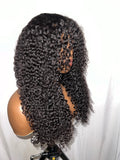 chic curtain bangs and is crafted from 100% human virgin kinky hair