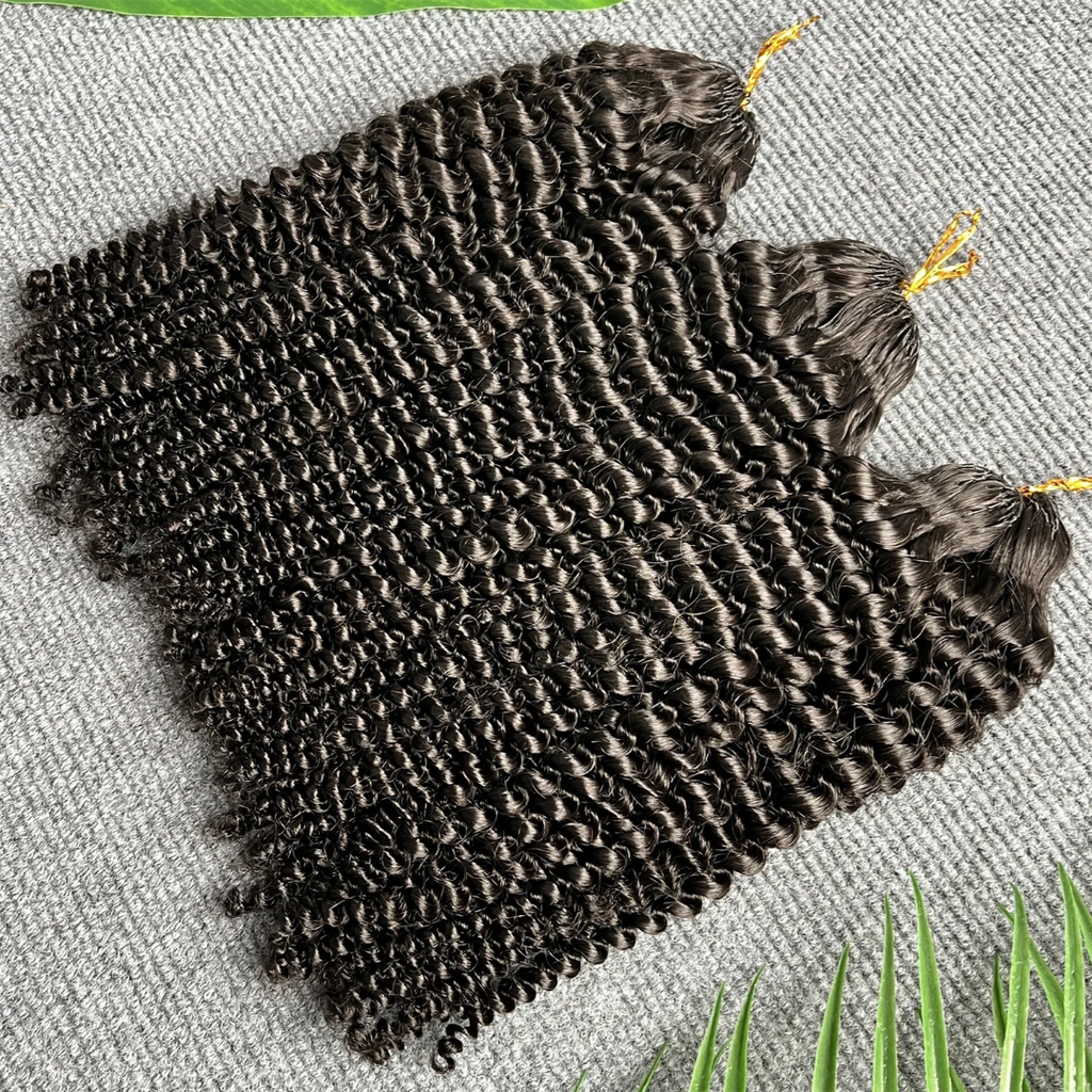 3 bundle 16" 2a crochet human hair