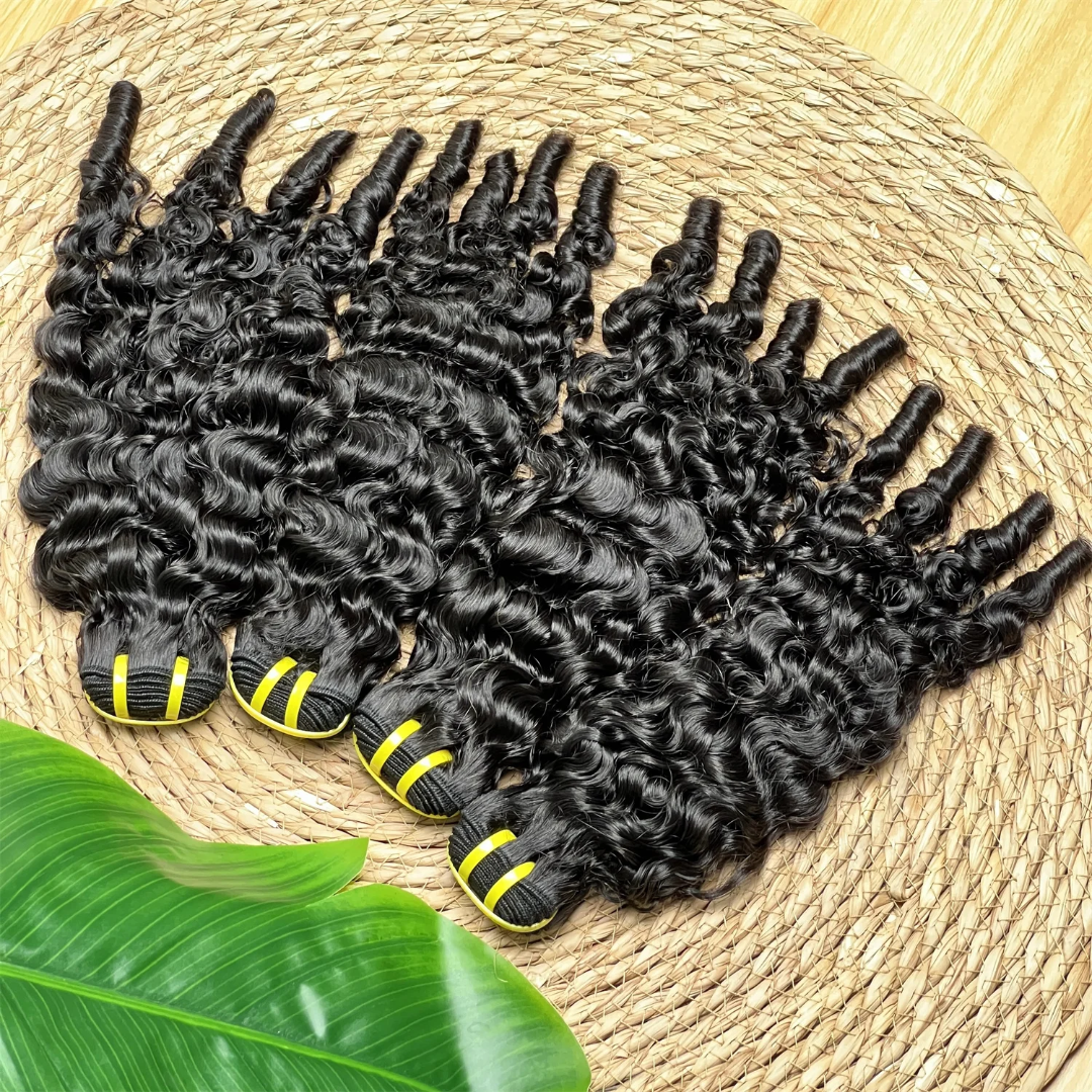 4 bundles vietnames Burmese curly and spiral curls 100% human hair