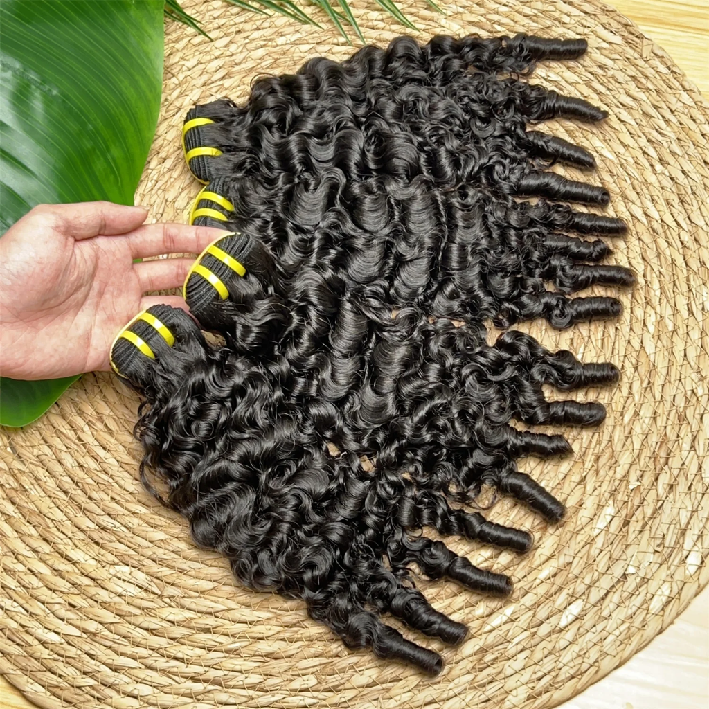4 bundles vietnames Burmese curly and spiral curls 100% human hair